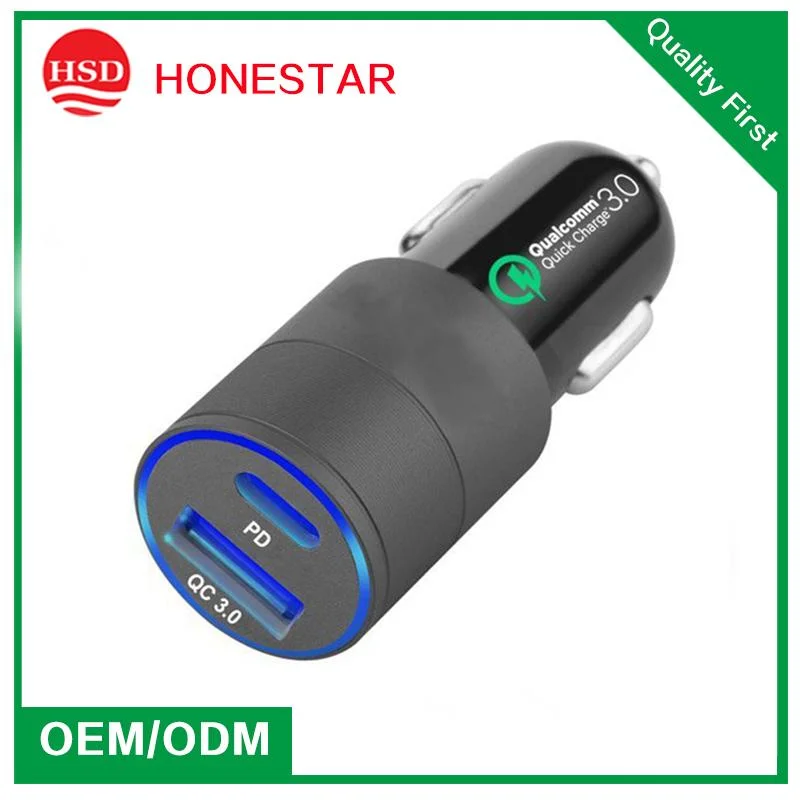 Trending Product Hot Sell 2 USB Ports Quick QC 3.0 USB Car Charger